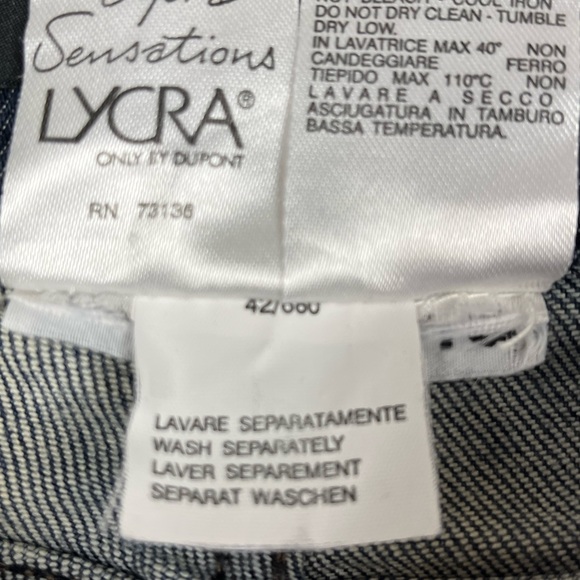 Weekend Max Mara Slightly Flared Denim Trousers Jeans Sz. 12 - Picture 9 of 13